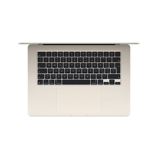 Laptop Apple MacBook Air de 15.3", chip M5, 16 GB, SSD de 1 TB, macOS Tahoe, teclado en español, blanco estelar, MDVE4E/A