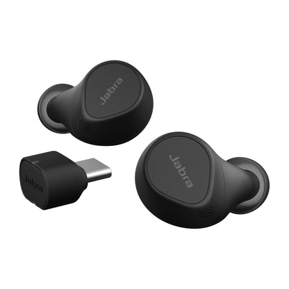 Jabra Evolve2 Buds Auriculares Inalámbrico Intra auditivo Oficina/Centro de llamadas USB Type-C / USB Type-A Bluetooth Negro