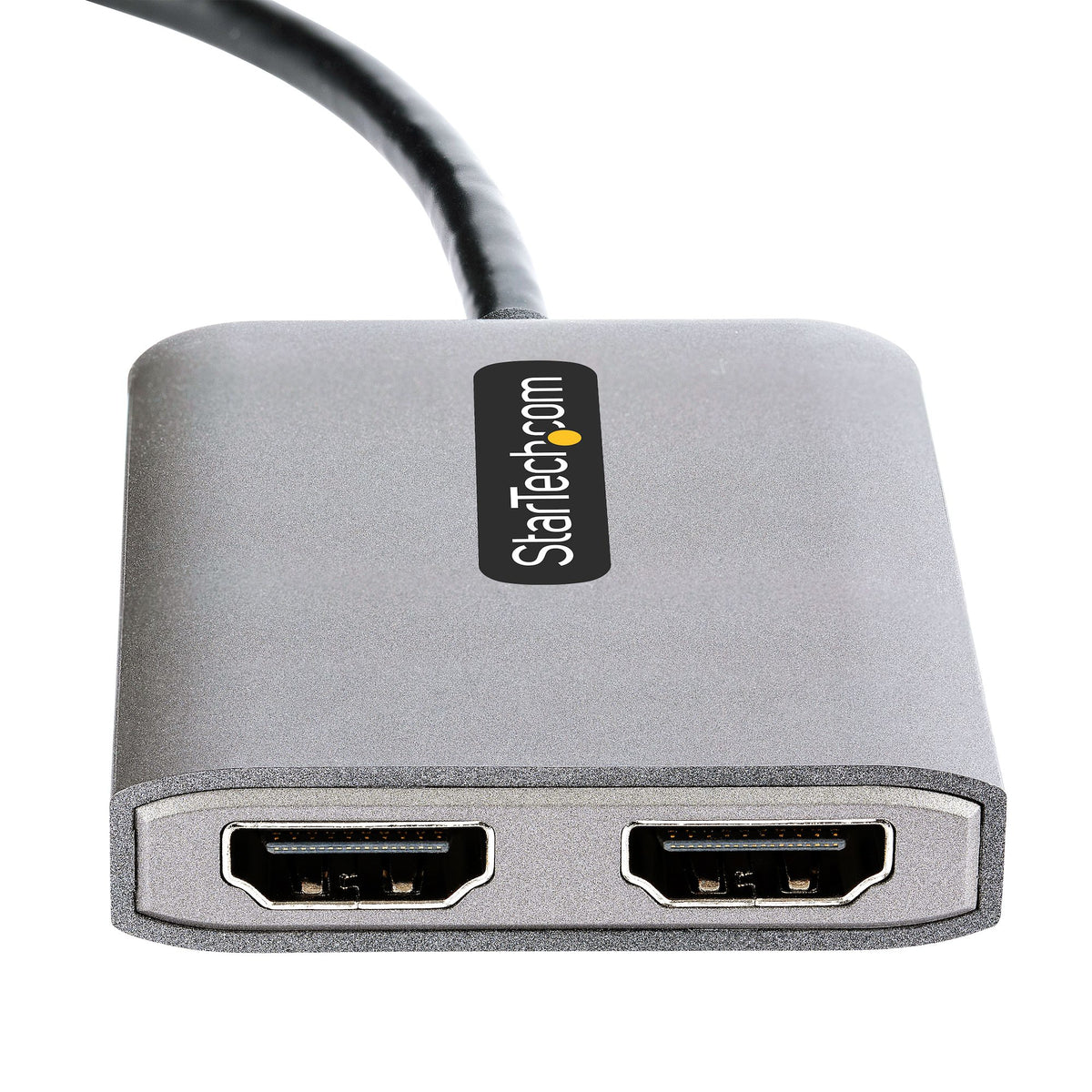 StarTech.com MST14DP122HD adaptador de cable de vídeo 0.3 m 2 x HDMI Negro, Gris