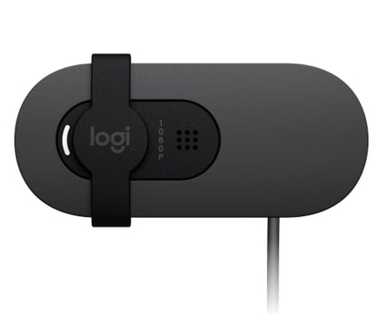 Cámara Web Logitech Brio 100 RTL Full HD 1080p Micrófono Integrado Conectividad USB Color Grafito