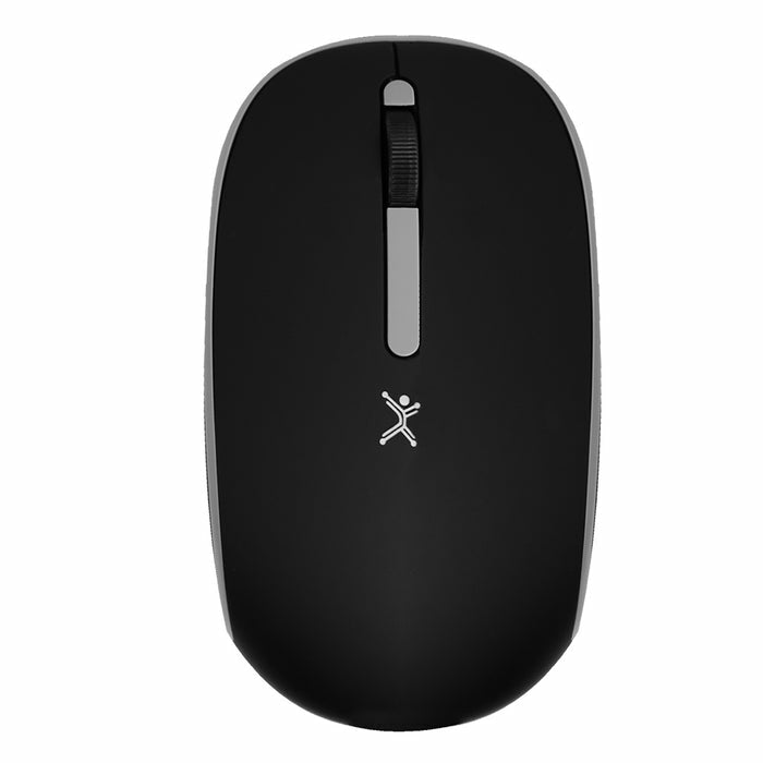 Mouse Inalámbrico Perfect Choice Whisper 2.4 GHz Conector Dual USB C/A Alcance 10m Color Negro