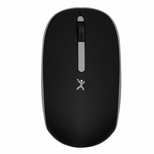 Mouse Inalámbrico Perfect Choice Whisper 2.4 GHz Conector Dual USB C/A Alcance 10m Color Negro
