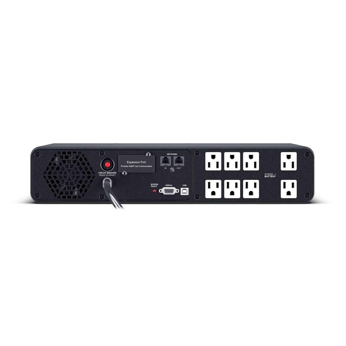 CyberPower CP1500PFCRM2U sistema de alimentación ininterrumpida (UPS) Línea interactiva 1.5 kVA 1000 W 8 salidas AC