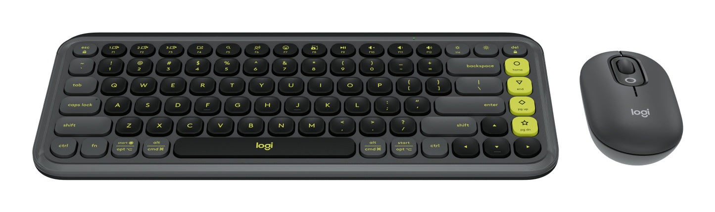 Logitech POP Icon Combo teclado Ratón incluido Universal Bluetooth QWERTY Español Grafito