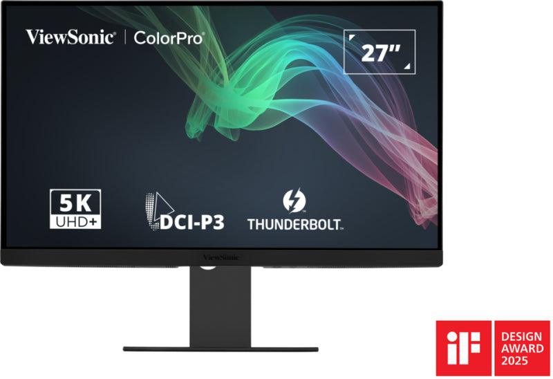 Viewsonic VP2788-5K monitor de computadora 68.6 cm (27") 5120 x 2880 Pixeles 5K Ultra HD LED Negro