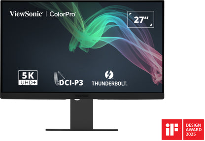 Viewsonic VP2788-5K monitor de computadora 68.6 cm (27") 5120 x 2880 Pixeles 5K Ultra HD LED Negro