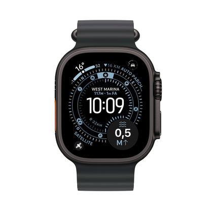 Apple Watch Ultra 3 OLED 49 mm Digital 422 x 514 Pixeles Pantalla táctil 5G Negro Wifi GPS (satélite)