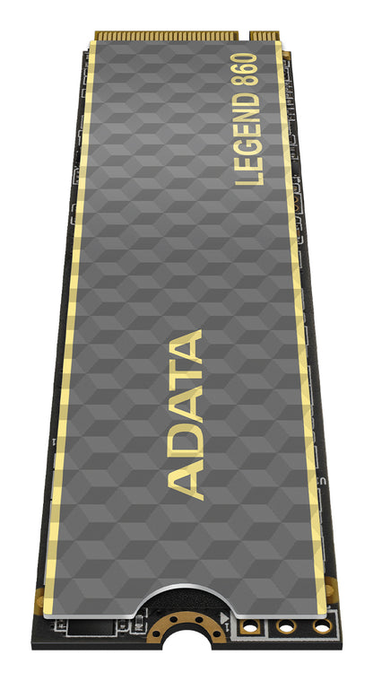 Unidad de Estado Sólido SSD Adata Legend 860 500GB PCIE Gen4 M.2 2280 5000/3000Mbs Compatible con PS5 Disipador Alu