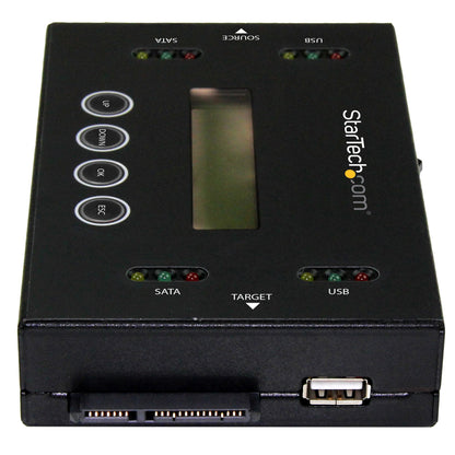 StarTech.com SU2DUPERA11 duplicador de datos o soporte Duplicador de discos duros Negro 2 copias