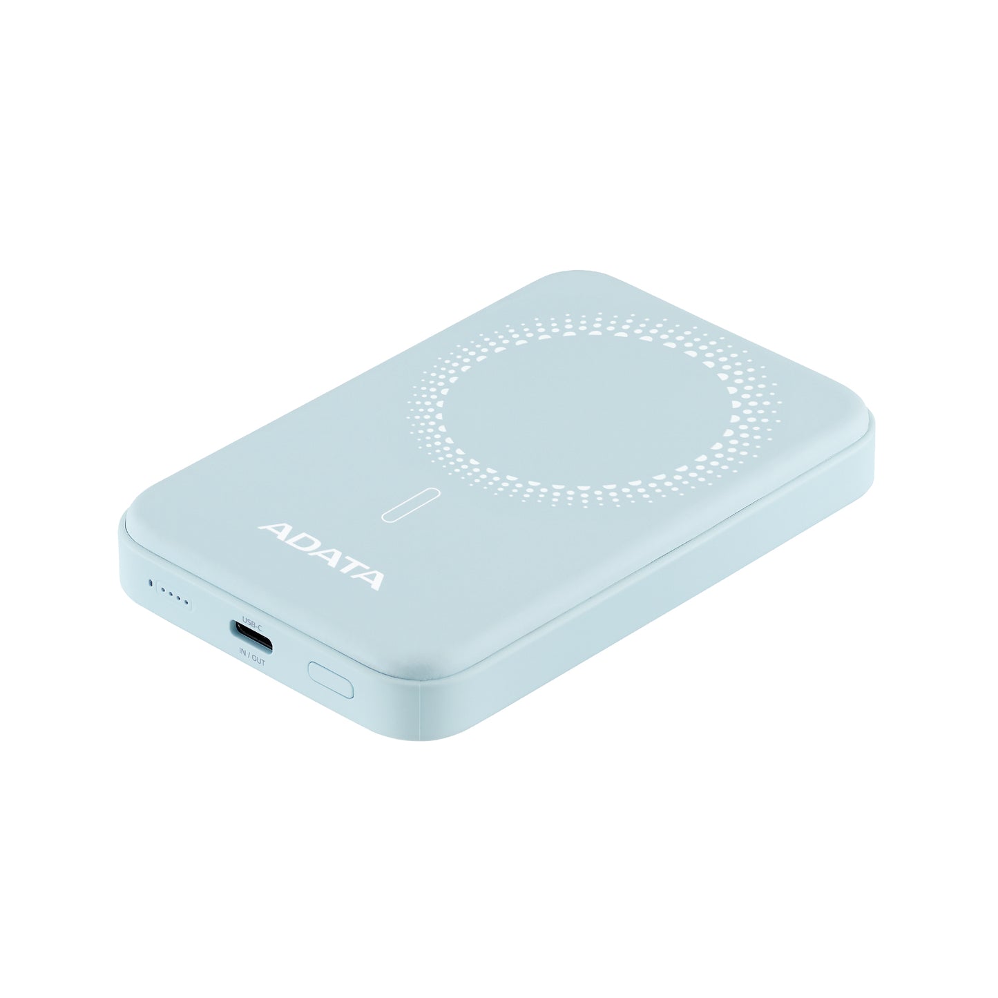 Power Bank Adata Inalámbrico 5000MAH de Carga Rápida QC PD de 20 W Magnético Color Azul