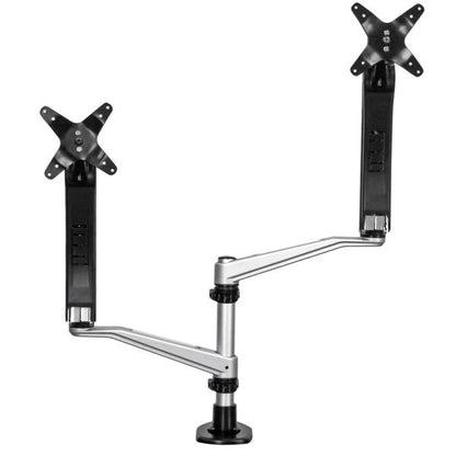 StarTech.com ARMDUAL30 soporte para pantalla plana 76.2 cm (30") Escritorio Negro, Plata