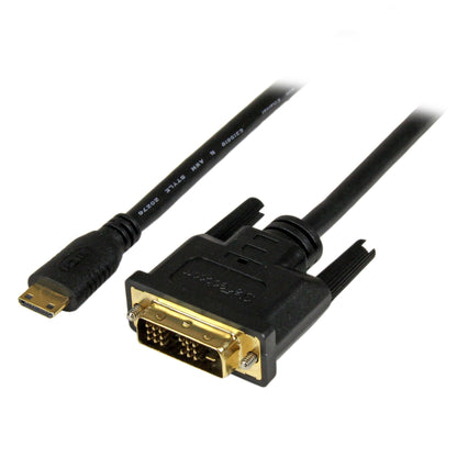 StarTech.com HDCDVIMM2M adaptador de cable de vídeo Mini-HDMI Negro