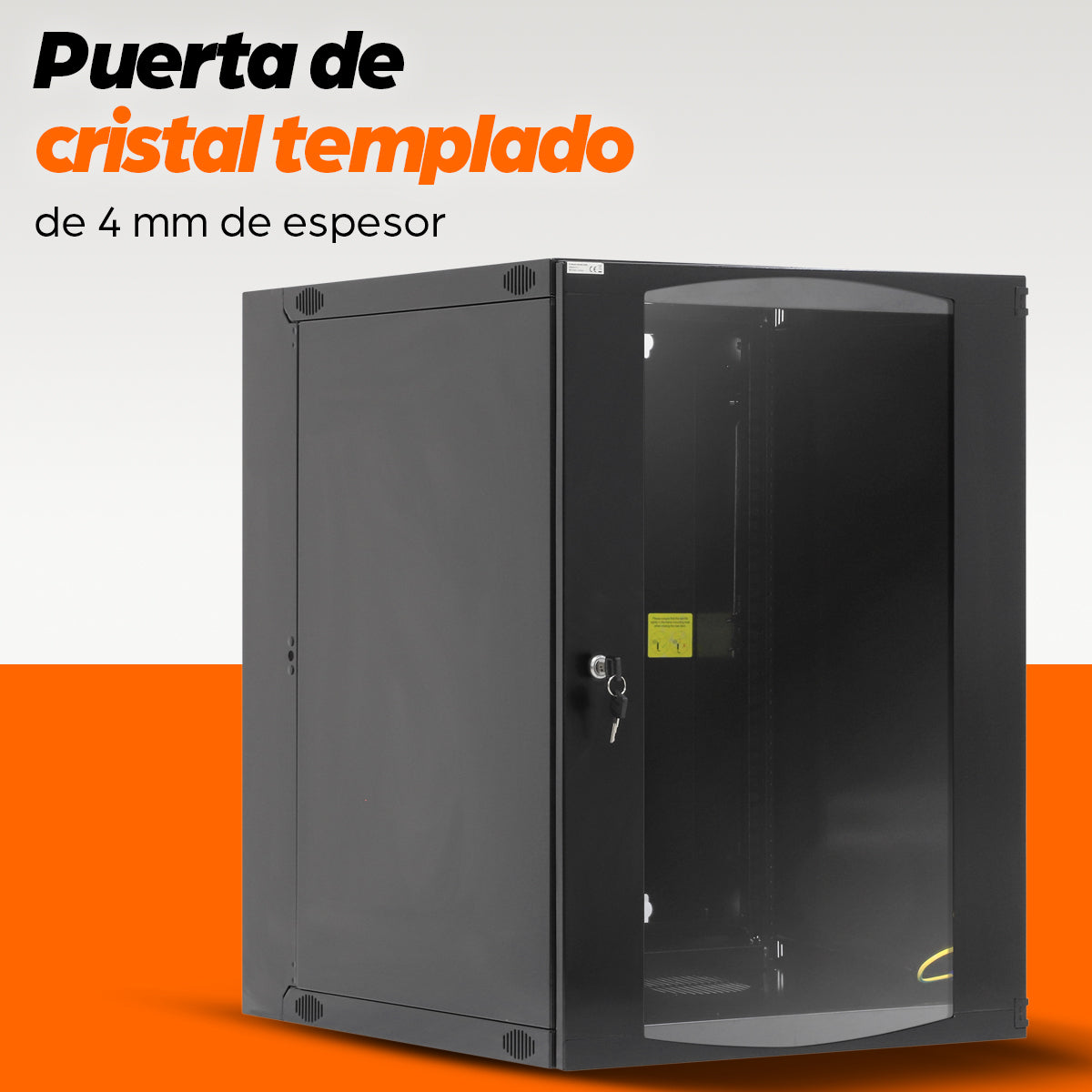 Intellinet 713887 armario rack 15U Bastidor de pared Negro