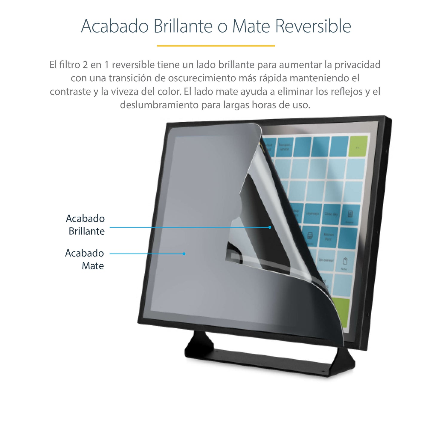 StarTech.com 1754-PRIVACY-SCREEN filtro para monitor 43.2 cm (17") Filtro de privacidad para pantallas sin marco