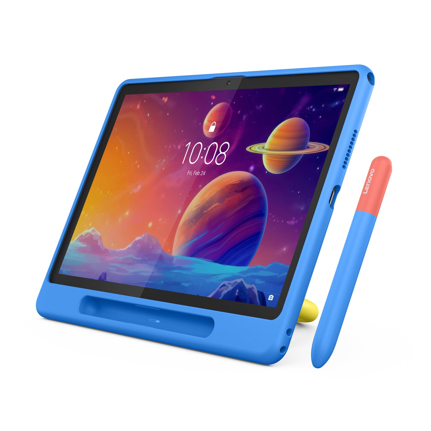 Tablet Lenovo Tab 10.1 MediaTek Helio G85 4GB 64 GB Android 14 Incluye Funda y Pluma Color Gris Luna