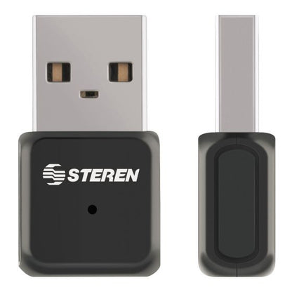 Nano Adaptador Steren USB WiFi AC600 2.4GHz y 5 GHz Doble Banda