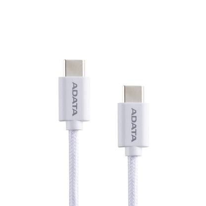 Cable USB Adata USB-C A USB-C de 2 metros Color Blanco