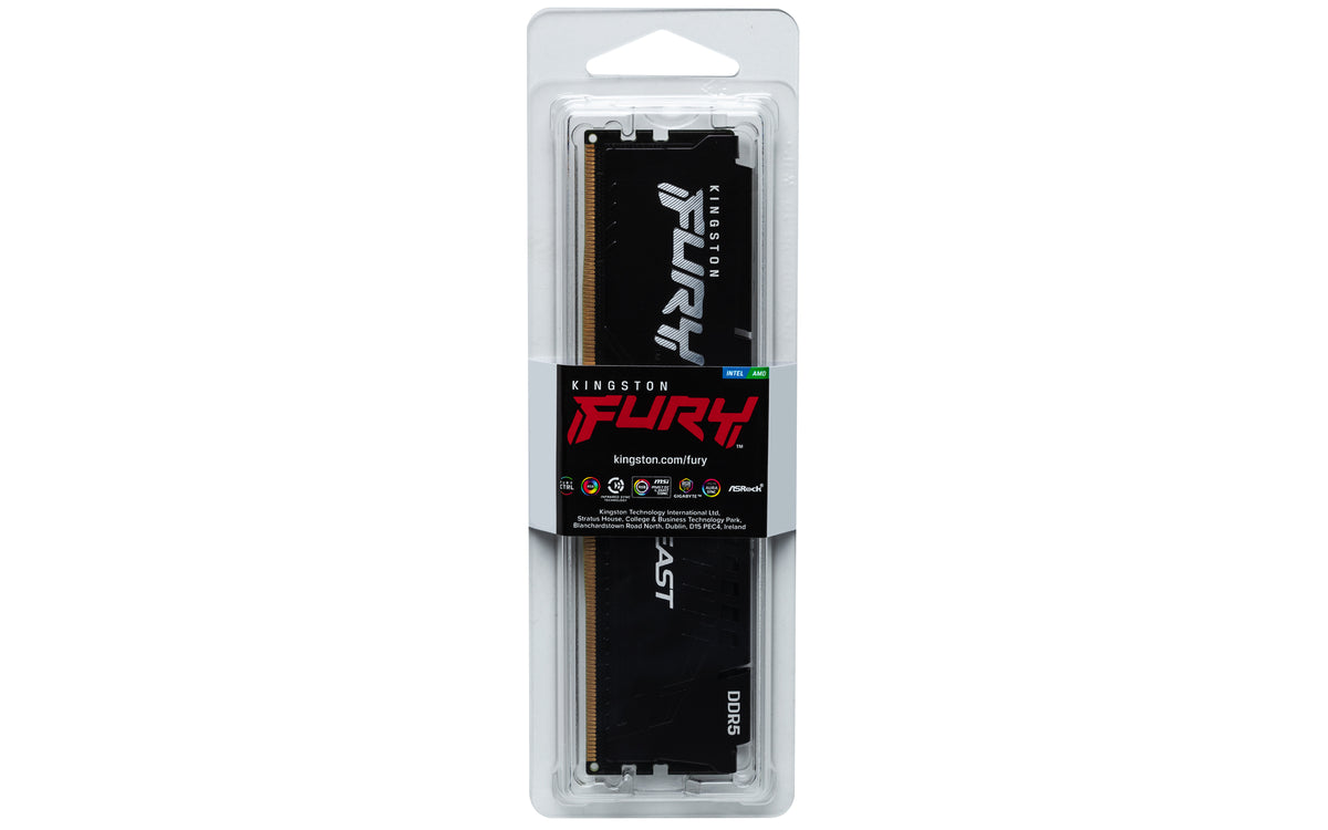Kingston Technology FURY Beast módulo de memoria 16 GB 1 x 16 GB DDR5 5600 MT/s 288-pin DIMM