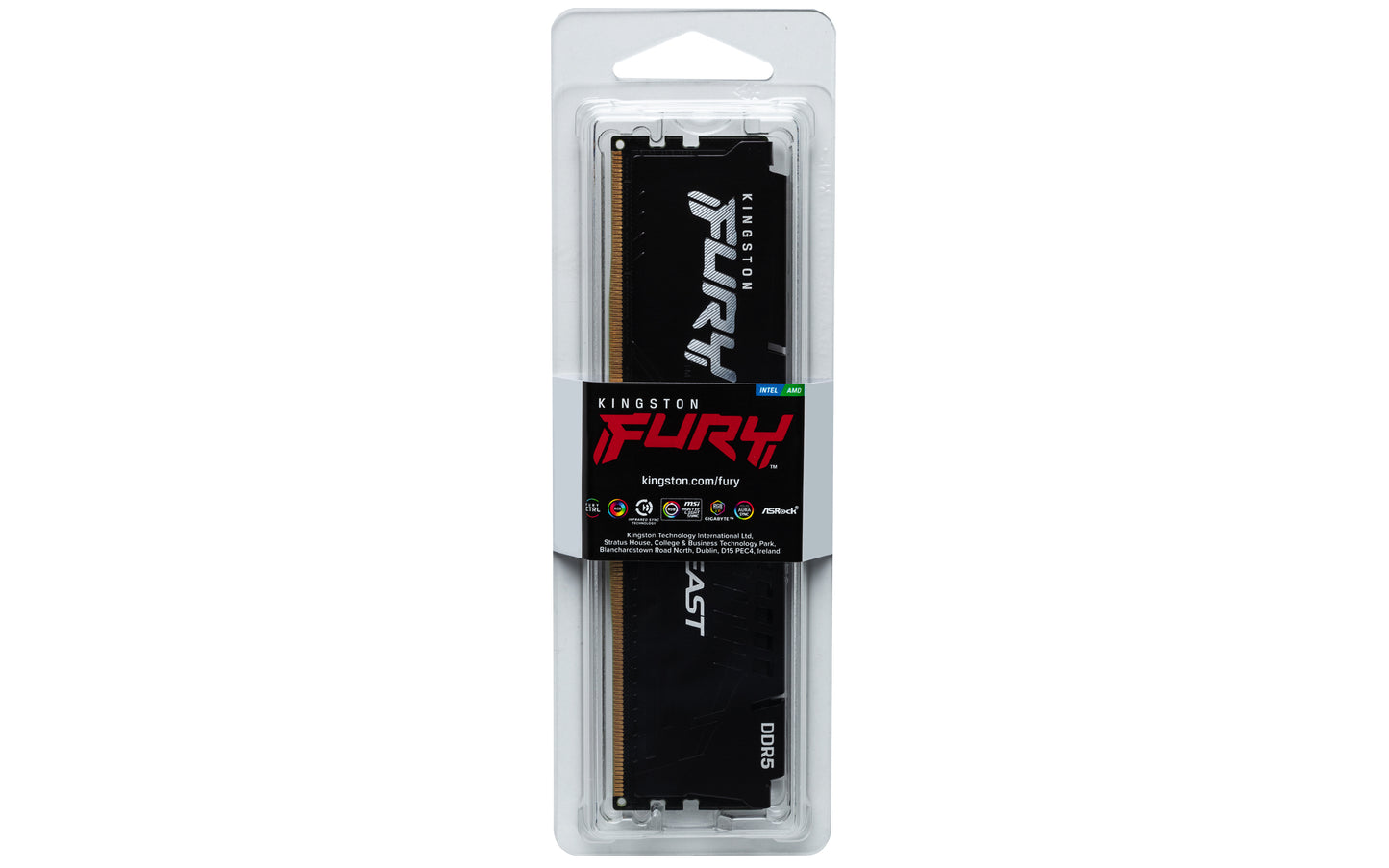 Kingston Technology FURY Beast módulo de memoria 16 GB 1 x 16 GB DDR5 5600 MT/s 288-pin DIMM