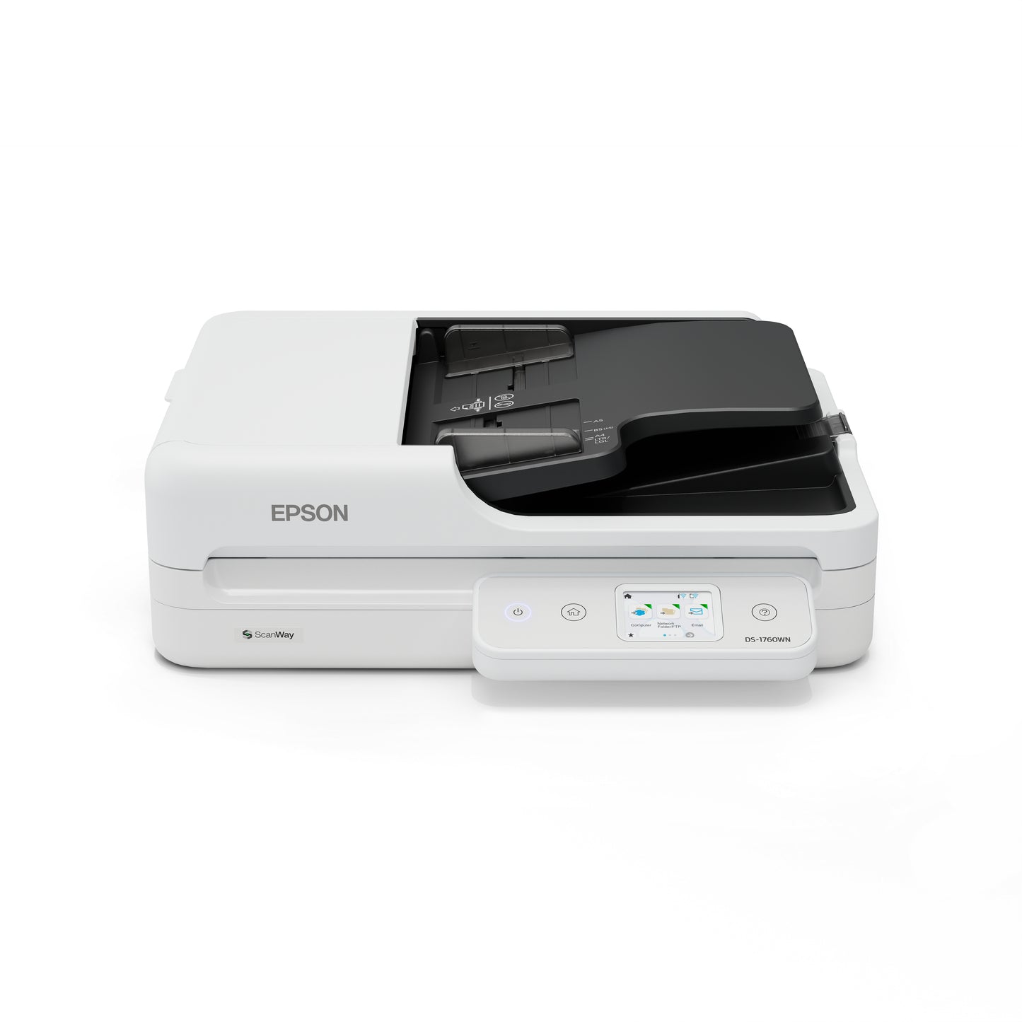 Epson WorkForce DS-1760WN NETWORK FLATBED Escáner de base plana y ADF 1200 x 1200 DPI A4 Negro, Blanco