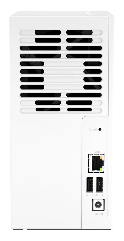 QNAP TS-233 NAS Tower ARM Cortex-A55 2 GB 0 TB QNAP QTS Blanco