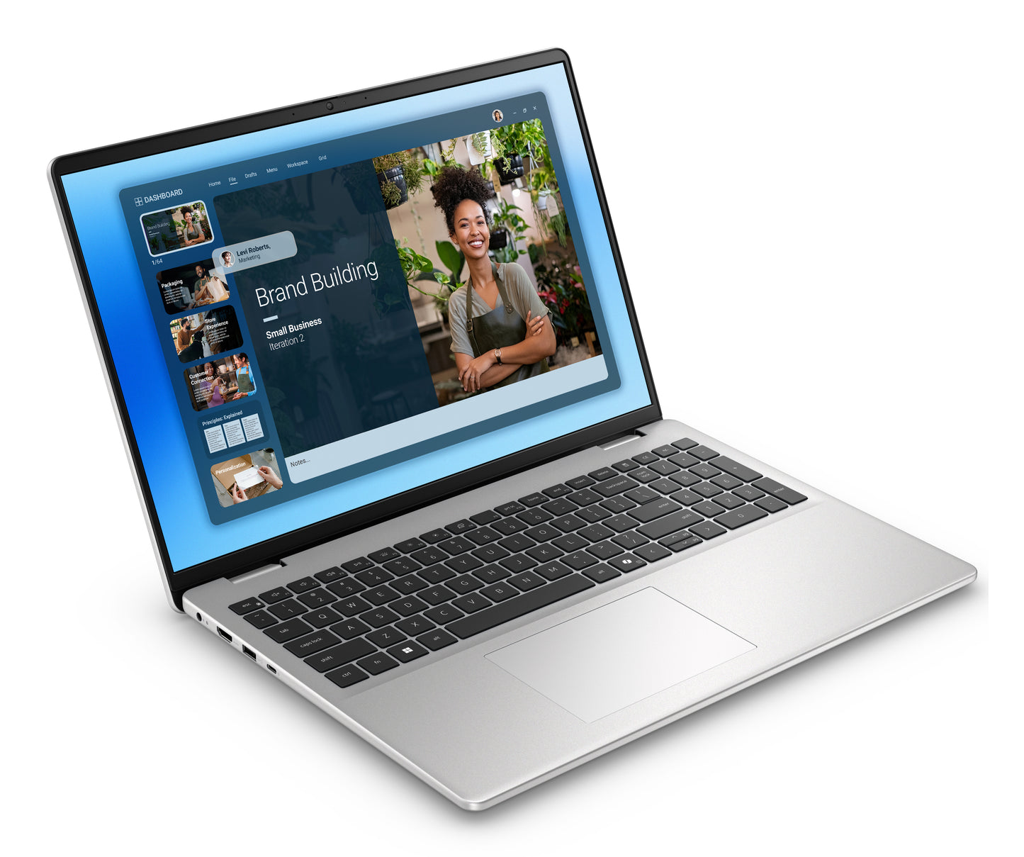 Laptop Dell DC16251 16" Touch Intel Core 7-150U Ram 16GB 1TB SSD Windows 11 Home 1Y Carry in