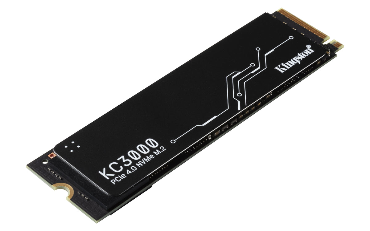 Unidad de Estado Sólido SSD Kingston KC3000 PCIe 4.0 NVMe M.2 SSD 2048GB Color Negro