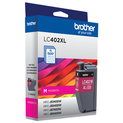 Brother LC402XLMS cartucho de tinta 1 pieza(s) Original Alto rendimiento (XL) Magenta