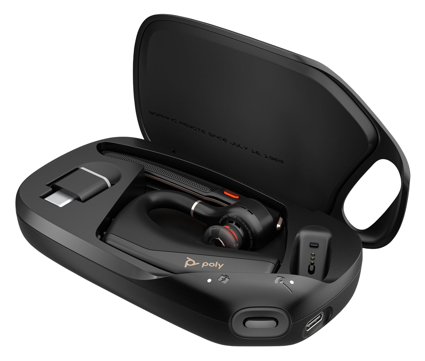 HP Poly Voyager Legend 50-M Headset UC Inalámbrico Gancho de oreja Business/Everyday Bluetooth Base de carga Negro
