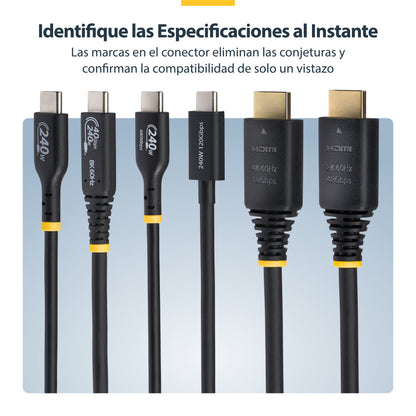 StarTech.com HDMI21-CBL-8K60-2M cable HDMI HDMI Tipo A (Estándar) Negro