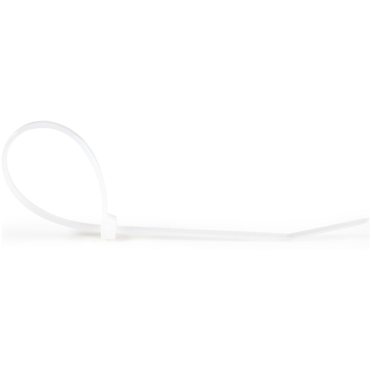 StarTech.com CBMZT10N sujeción para cable Abrazadera de cable liberable Nylon, Plástico Blanco 100 pieza(s)