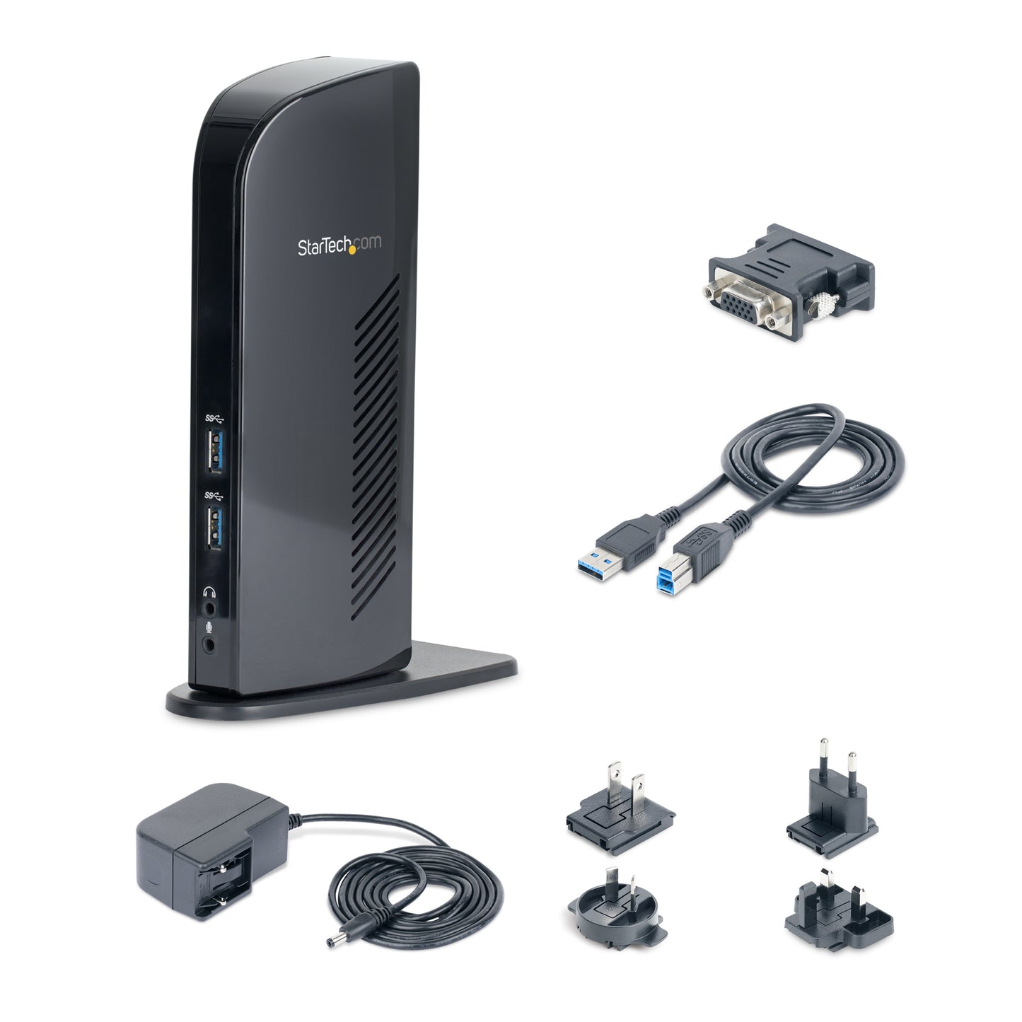 StarTech.com USB3SDOCKHD base para laptop o replicador de puertos Alámbrico USB 3.2 Gen 1 (3.1 Gen 1) Type-B Negro