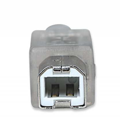 Manhattan 340465 cable USB 4.5 m USB A USB B 0.48 Gbit/s Transparente