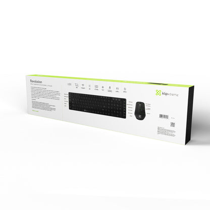 Teclado y Mouse inalambrico premium Klip Xtreme Revolution KCK-270S