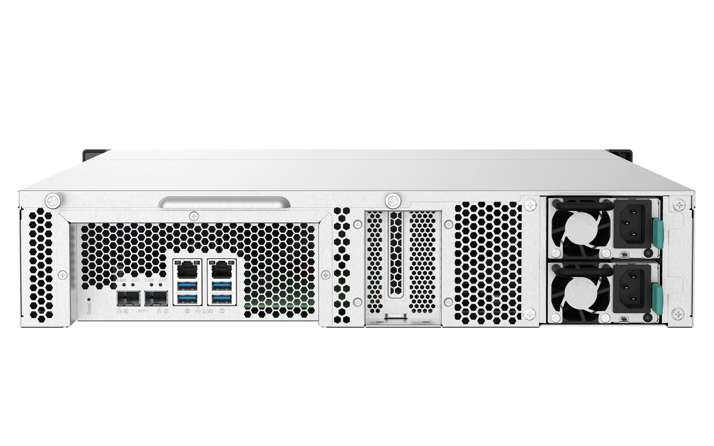 QNAP TS-1232PXU-RP NAS Bastidor (2U) Annapurna Labs Alpine AL-324 4 GB DDR4 0 TB QNAP Turbo System Negro