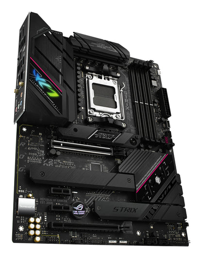 Tarjeta Madre Asus ROG Strix B650E-F Gaming WIFI 4xDDR5 128GB 6400Mhz PCIe 5.0 M.2 1xHDMI 1xDP S AM5 ATX Wi-Fi 6E BT
