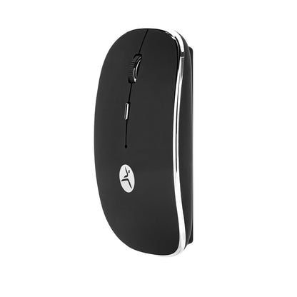 Mouse TechZone Recargable Negro con Nano Receptor Tipo C y Usb a Mouse Pad Incluido