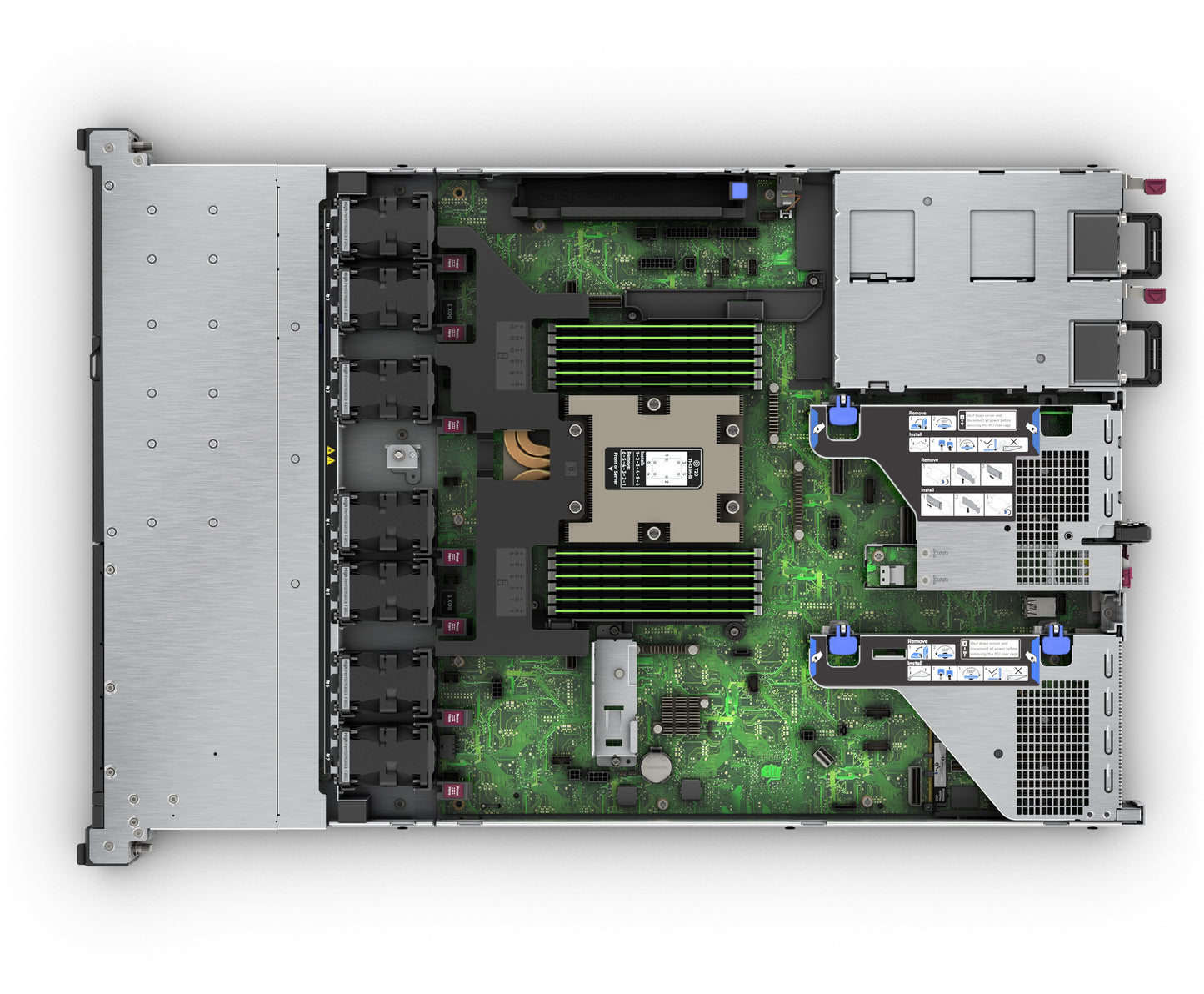 HPE ProLiant DL325 Gen11 9015 3.5GHz 8c 1P 1x32GB-R 4LFF MR408i-o 2x4TB HDD 1x800W PS LA Server servidor 8 TB Bastidor (1U) AMD EPYC 3.6 GHz 32 GB DDR5-SDRAM 800 W