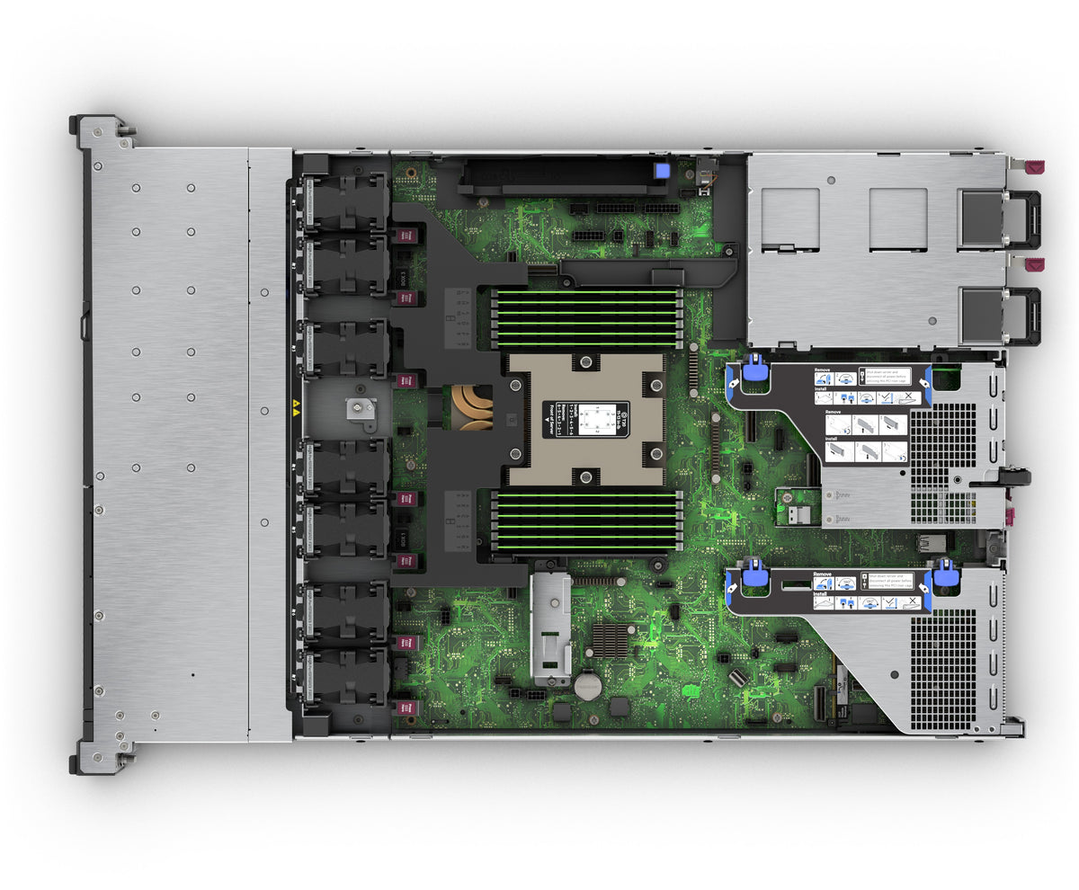 HPE ProLiant DL325 Gen11 9015 3.5GHz 8c 1P 1x32GB-R 4LFF MR408i-o 2x4TB HDD 1x800W PS LA Server servidor 8 TB Bastidor (1U) AMD EPYC 3.6 GHz 32 GB DDR5-SDRAM 800 W