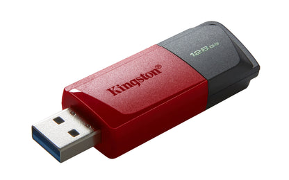 Memoria USB Kingston DataTraveler Exodia M 128GB USB 3.2 Gen1 Color Negro-Rojo