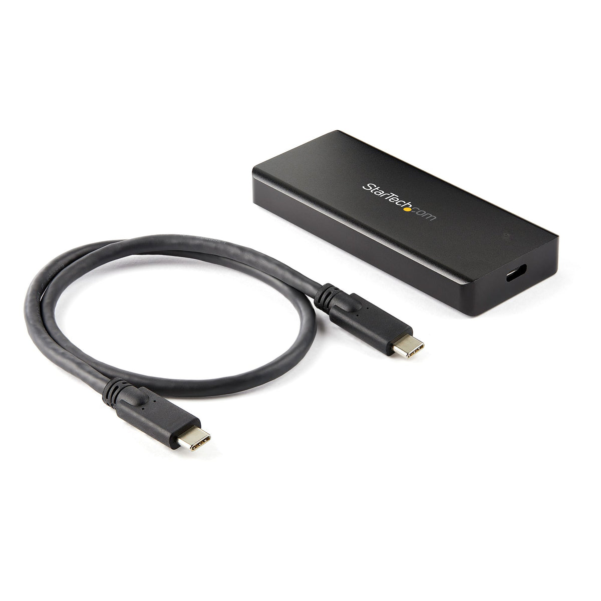 StarTech.com M2E1BRU31C caja para disco duro externo Carcasa para SSD Negro
