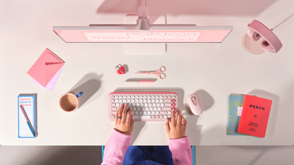 Logitech 920-013053 teclado Ratón incluido Universal Bluetooth QWERTY Español Rosa