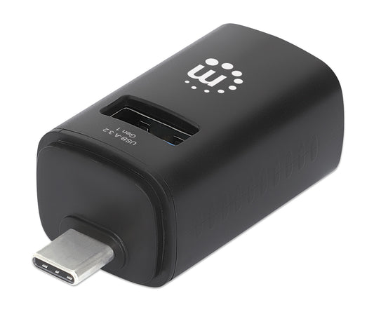 Manhattan 180993 base para laptop o replicador de puertos USB 3.2 Gen 1 (3.1 Gen 1) Type-C Negro