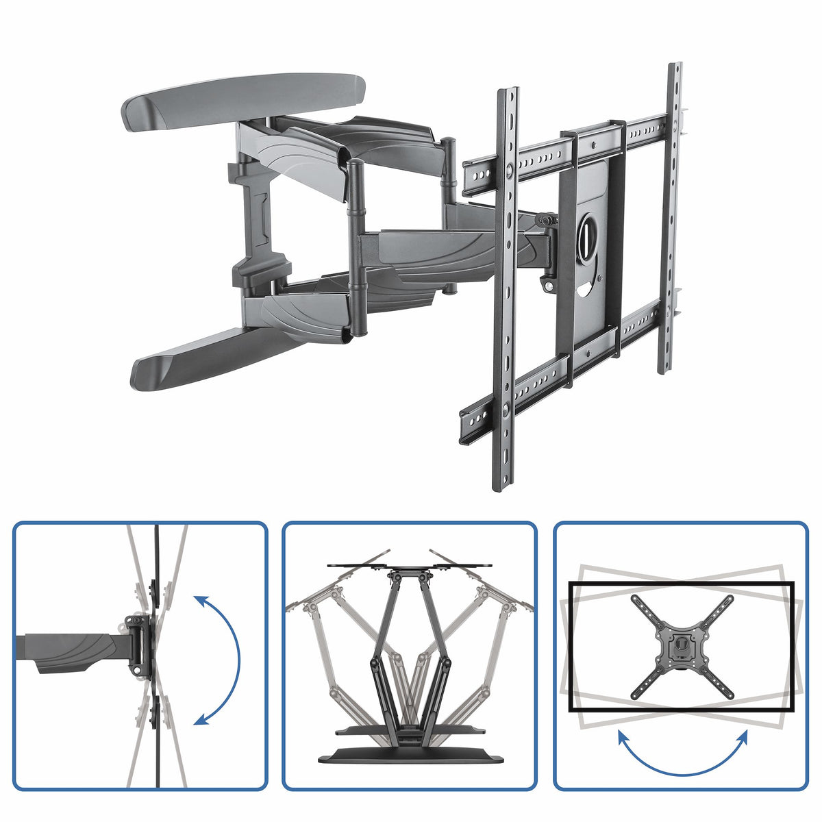 StarTech.com FPWARTB2 soporte para TV 177.8 cm (70") Negro