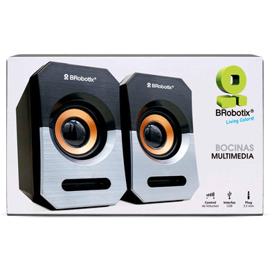 BRobotix 963913 altavoz Negro, Gris Alámbrico 5 W