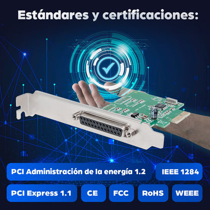 Manhattan 152099 tarjeta o adaptador de interfaz Interno Paralelo