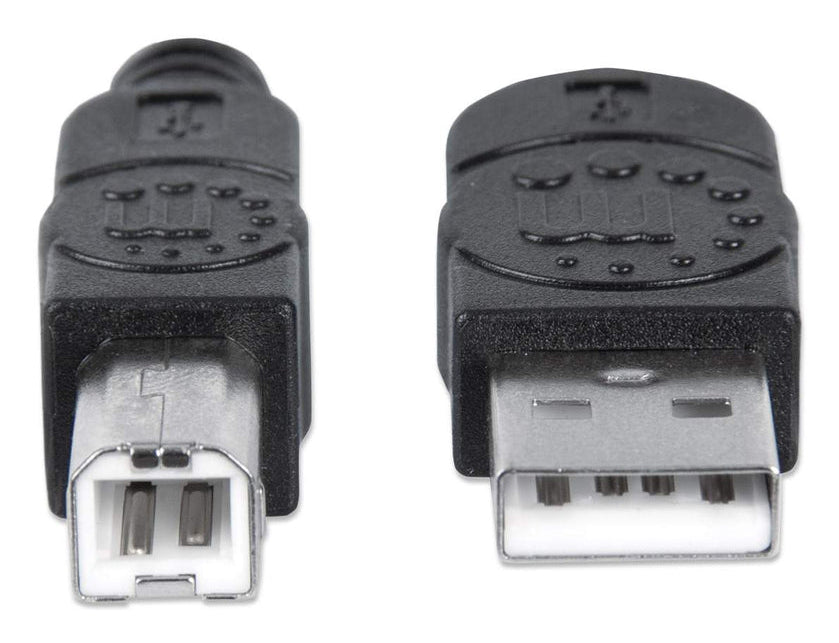 Cable Manhattan USB 2.0 A-B Alta Velocidad 5m Color Negro