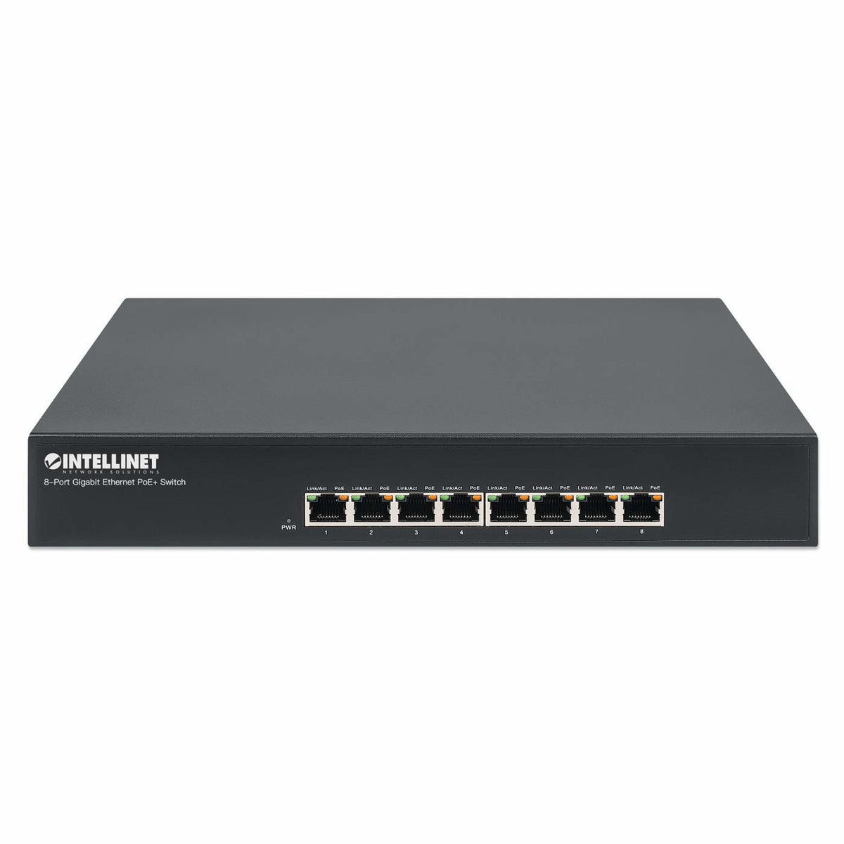 Intellinet 560641 dispositivo de redes Gigabit Ethernet (10/100/1000) Energía sobre Ethernet (PoE) Negro