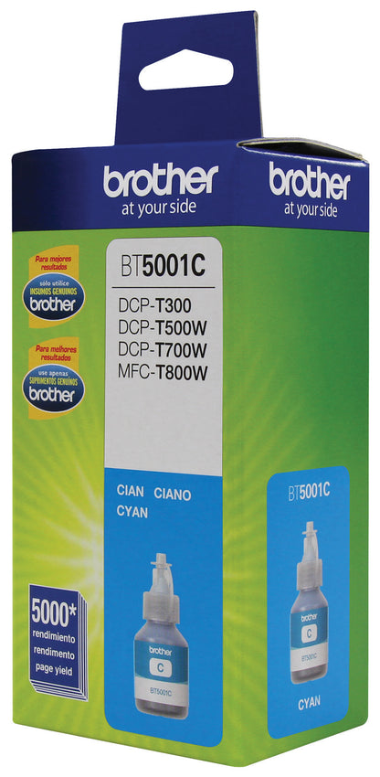 Brother BT5001C cartucho de tinta 1 pieza(s) Original Extra (Súper) alto rendimiento Cian