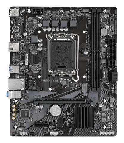 Tarjeta Madre Gigabyte H610M K V2 Micro-ATX S-1700 128GB DDR5 M.2 HDMI/DP